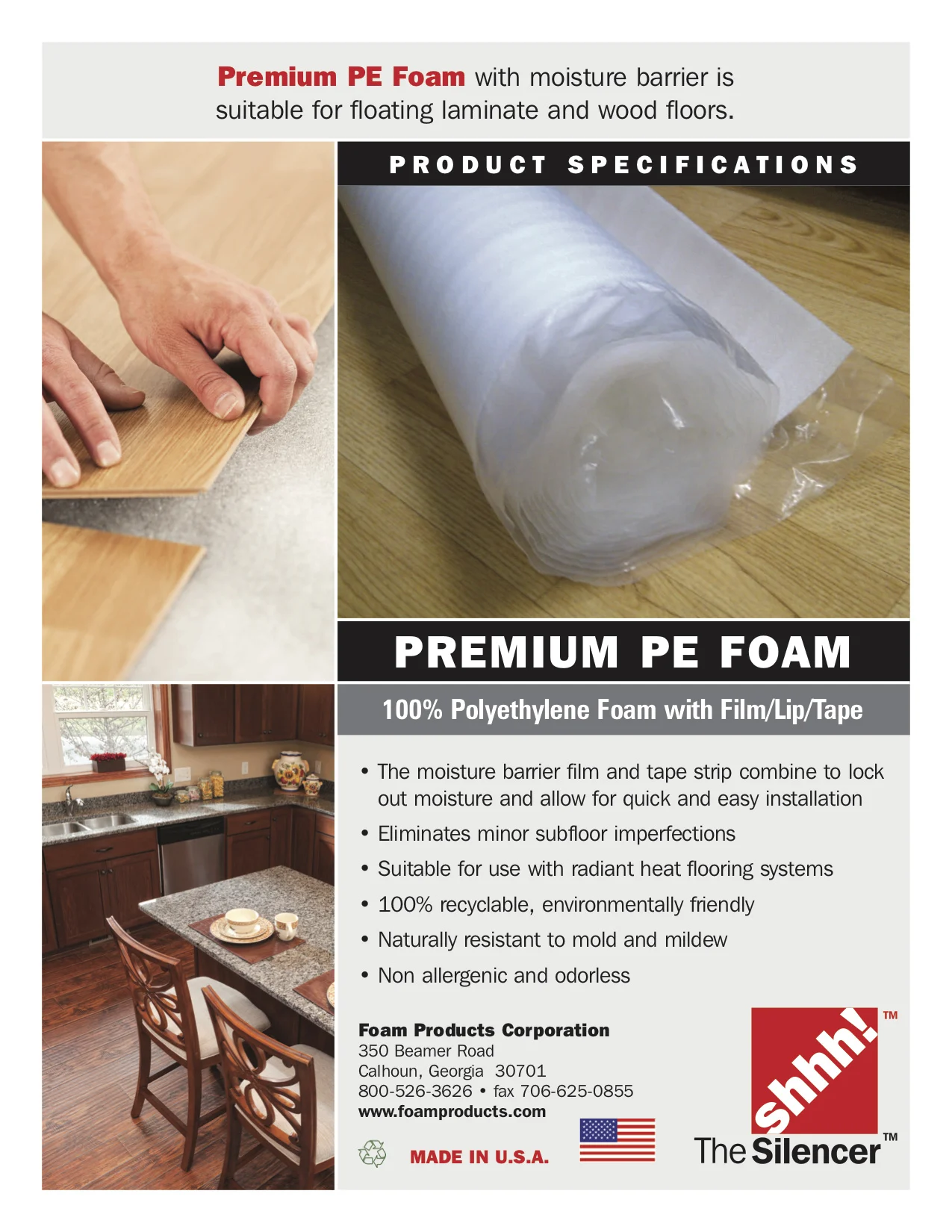 PE FOAM PAD&nbsp;&nbsp;(100SF)