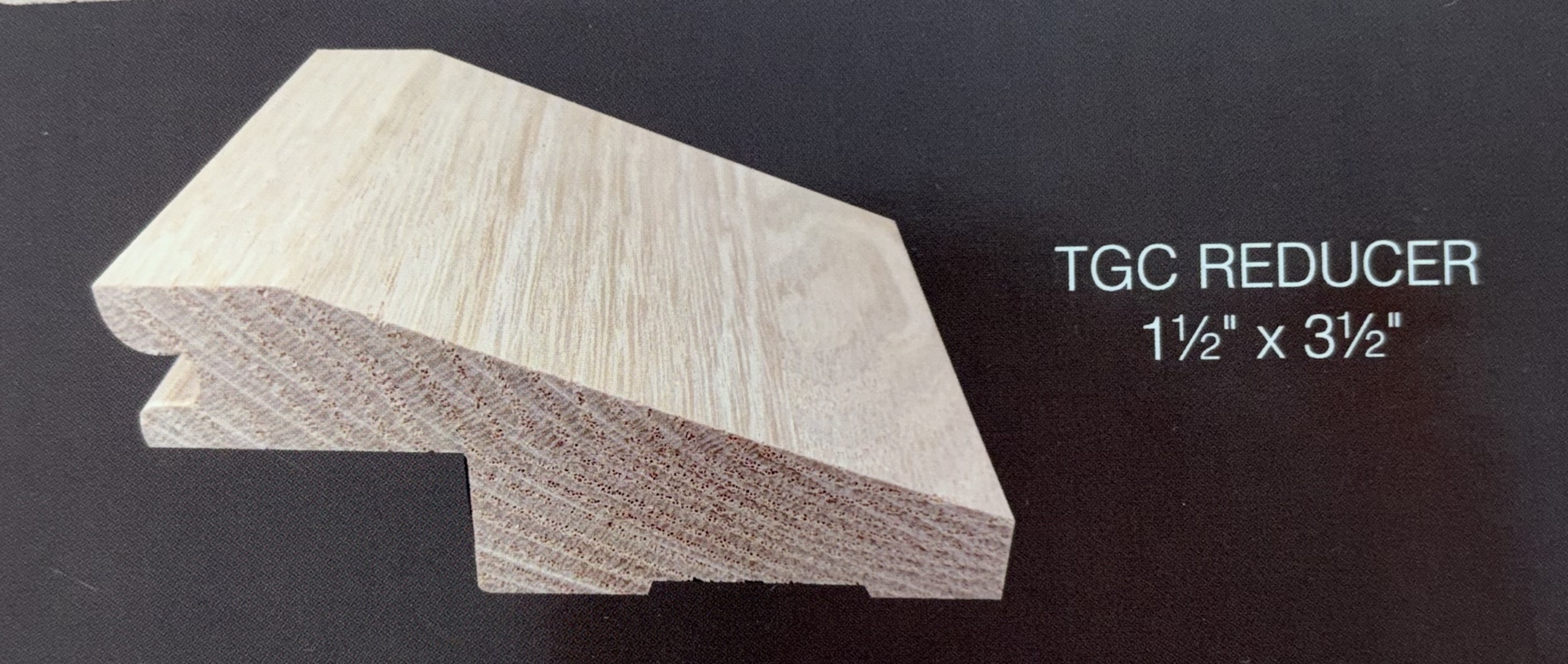 REDUCER 1.5" x 3.5"" WHITE OAK
