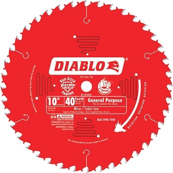 10"X40T COATED BLADE (DIABLO)