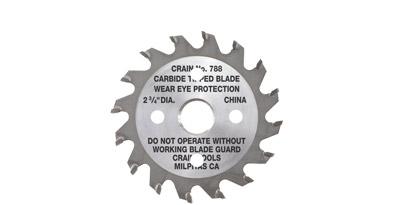 CARBIDE-TIPPED BLADE CUTS 3/8"
